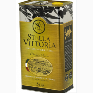 Масло оливковое нерафинированное экстра виржен Stella Vittoria Стелла Европа ж/б 5л