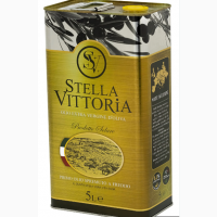 Масло оливковое нерафинированное экстра виржен Stella Vittoria Стелла Европа ж/б 5л