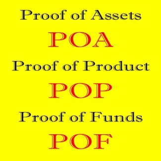 Подтверждение (POF, POA, POP) для обеспечения контрактов