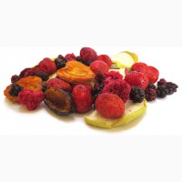 Сушеные ягоды и фрукты низкотемпературной вакуумной сушки